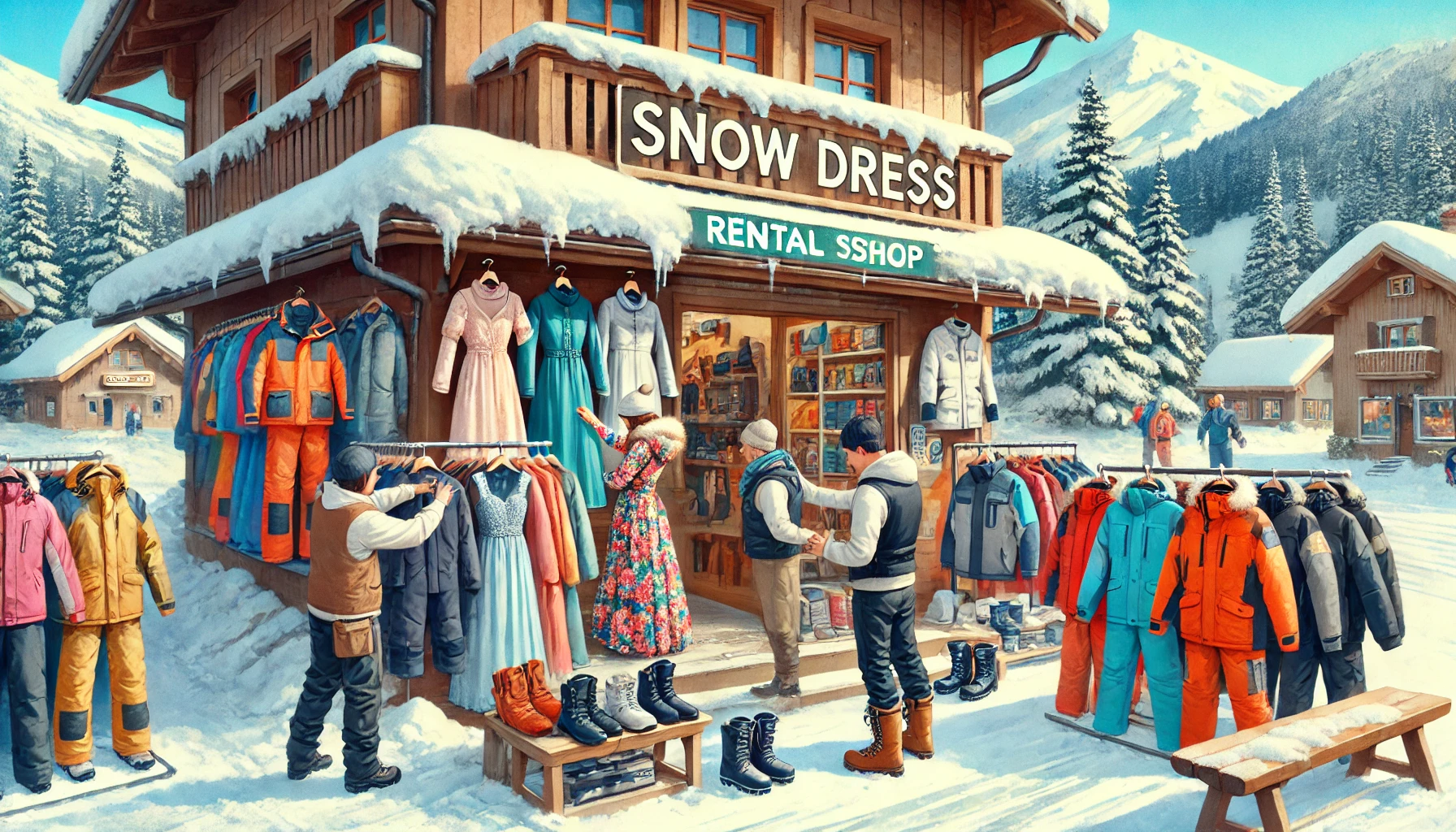 Snow Dress in Rent